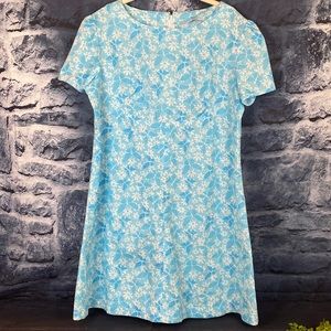 Homemade Butterly and Daisy Print Dress